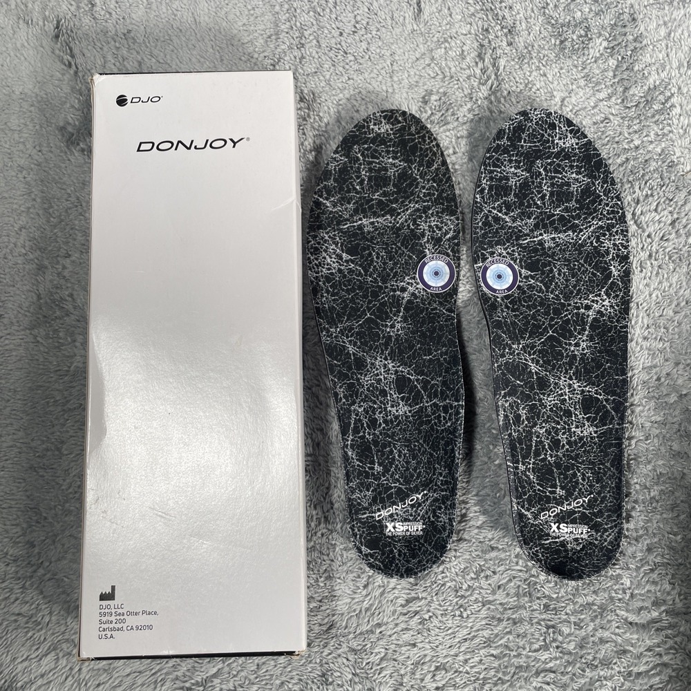 NEW DonJoy Arch Rival Orthotic Shoe Inserts Size D insoles Men's (9.5-11) W/ Box